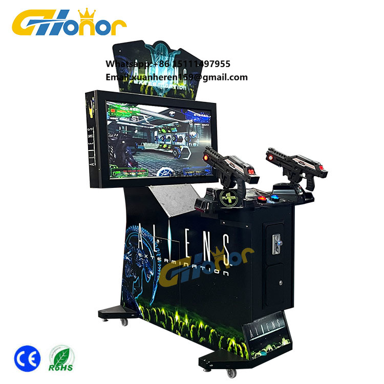 Arcade Games & Vending Co - Mesin Game Arcade Tembak-tembakan Alien yang