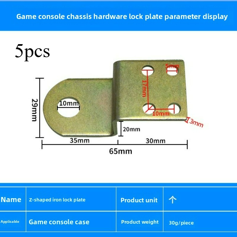 Arcade Z - 5 Buah Pelat Kunci Bentuk Z