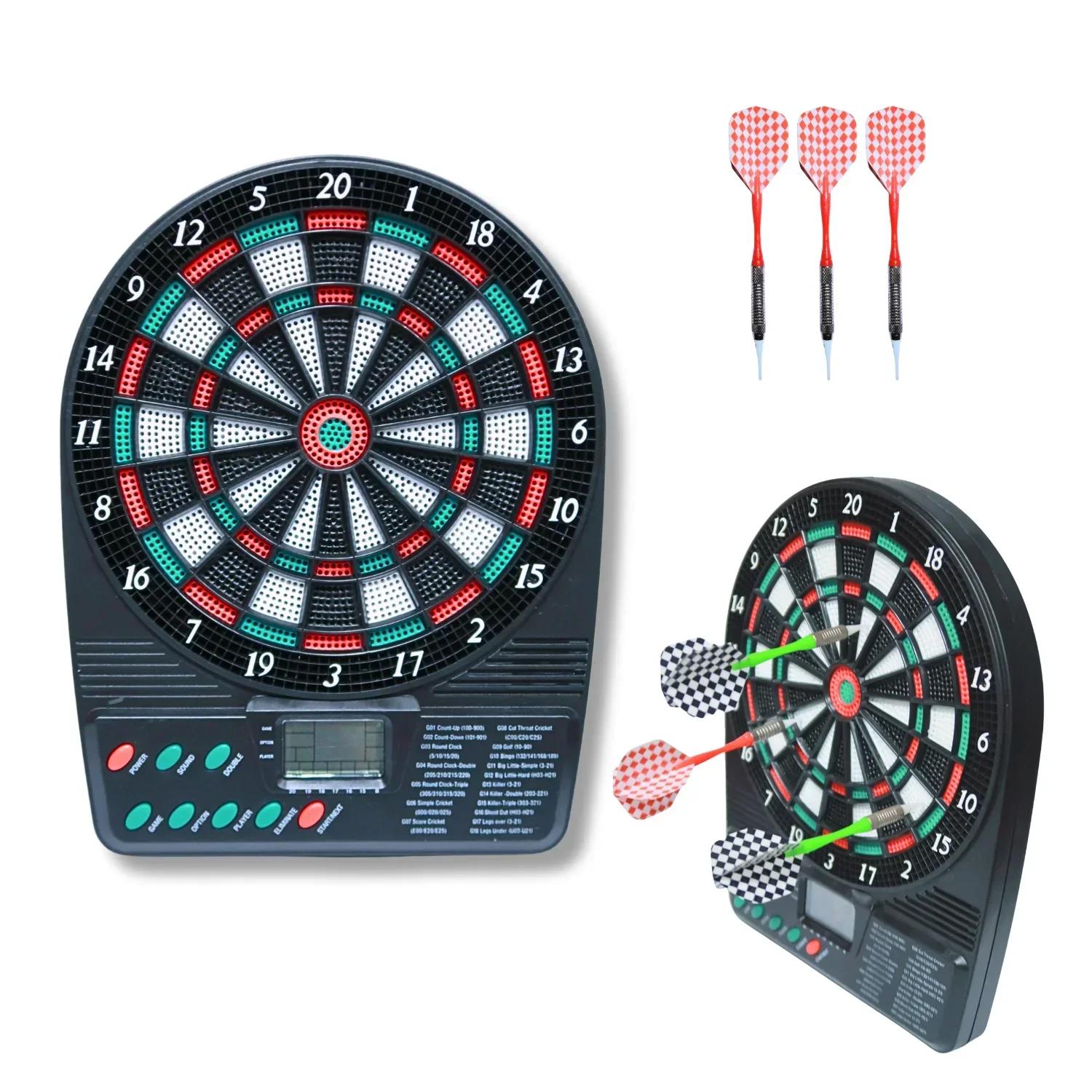 Electronic Dartboard Cabinet - Papan Dart Elektronik Portabel - Desain