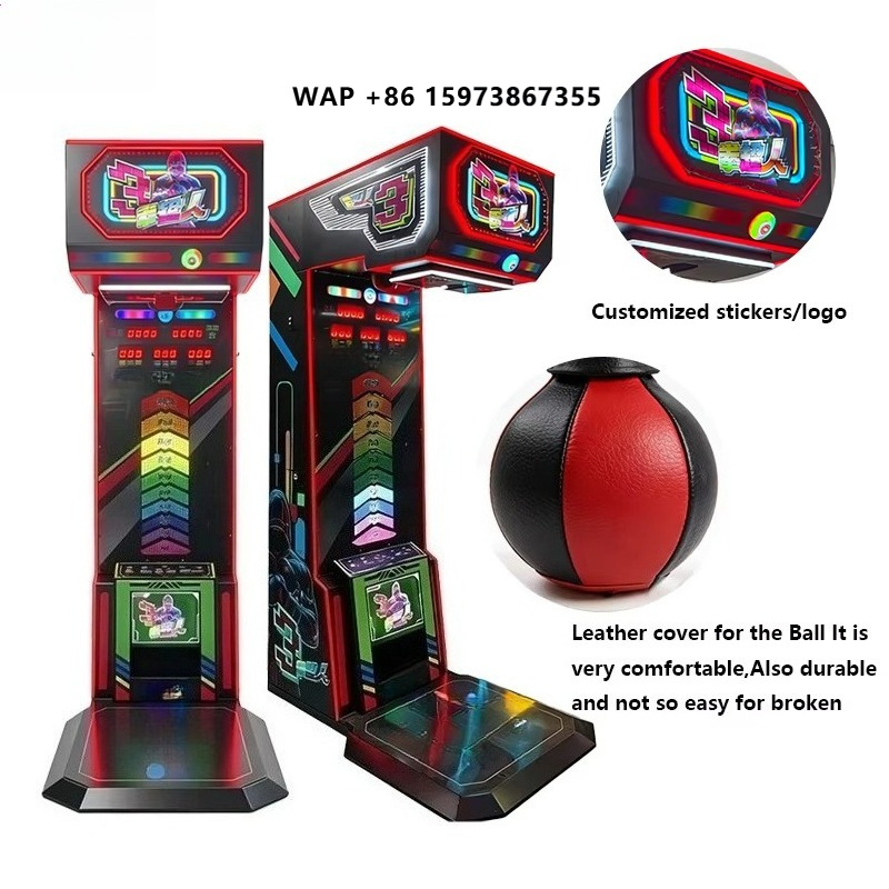 Arcade Games & Vending Co - Mesin Simulator Tinju Elektronik Juara Tinju