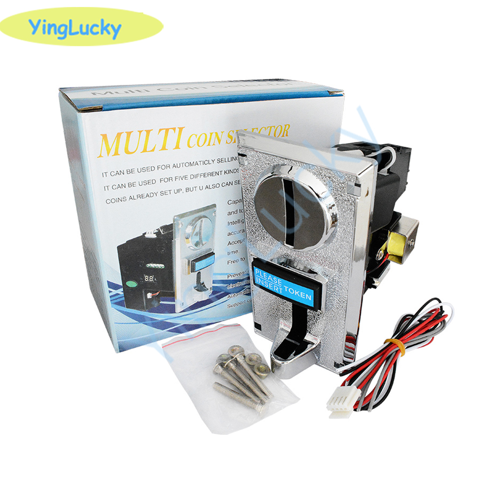 Arcade Ticket Machine - Gratis Pengiriman 616 Multi Coin Acceptor