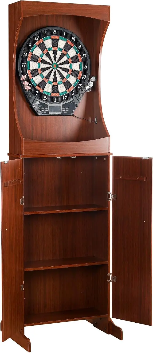Set Kabinet Papan Dart Elektro - Electronic Dartboard Cabinet ulasan dan harga