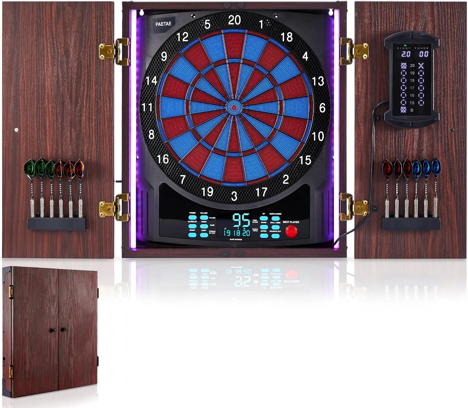 Kabinet Papan Dart Elektronik  - Electronic Dartboard Cabinet ulasan dan harga