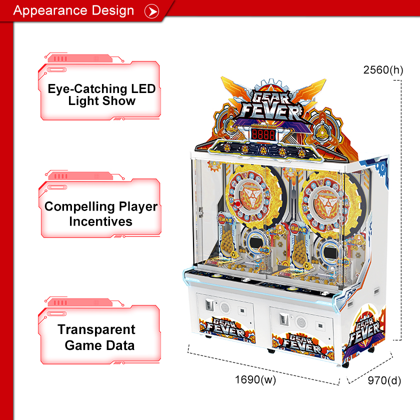 Mesin Arcade Seru dengan Penuk - Arcade Ticket Machine ulasan dan harga