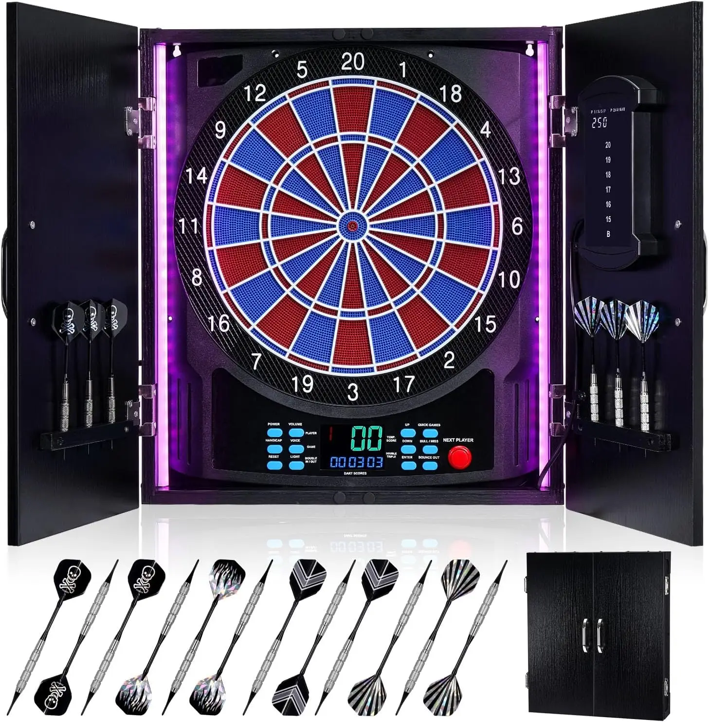 Papan Dart Elektronik, Kabinet - Electronic Dartboard Cabinet ulasan dan harga