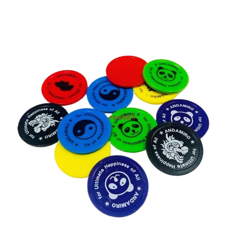 500pcs Koin Token Plastik Kust - Arcade Ticket Machine ulasan dan harga